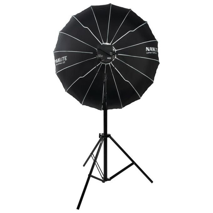NANLITE 3789 LT-120 Lantern Softbox per luci LED fino a 500 W e teste flash Bowens colore Bianco e Nero