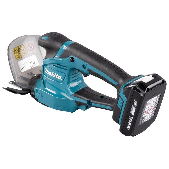 Makita DUM111SYX Cesoie per Erba e Siepi a Batteria 18 V 27 W Lame 200 mm Batteria 1,5 Ah Inclusa colore Nero Blu
