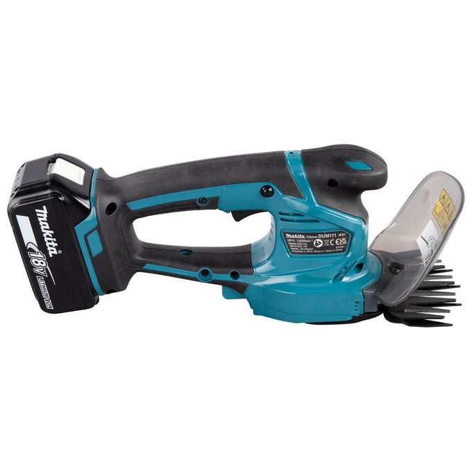 Makita DUM111SYX Cesoie per Erba e Siepi a Batteria 18 V 27 W Lame 200 mm Batteria 1,5 Ah Inclusa colore Nero Blu
