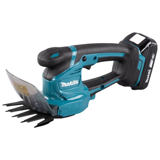 Makita DUM111SYX Cesoie per Erba e Siepi a Batteria 18 V 27 W Lame 200 mm Batteria 1,5 Ah Inclusa colore Nero Blu