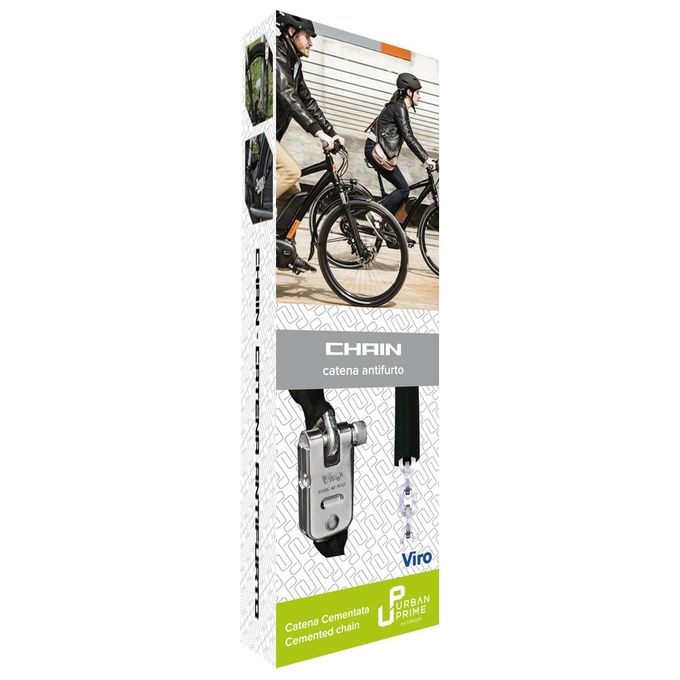 Urban Prime Catena Antifurto Cementata Grigio e Nero