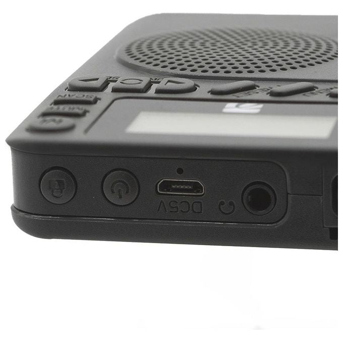 Xtreme 33195 DB-9 Radio Portatile DAB DAB+ FM Bluetooth 5.0 Display LCD MP3 MicroSD colore Nero