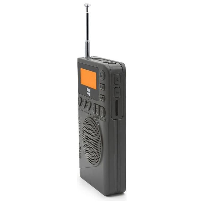 Xtreme 33195 DB-9 Radio Portatile DAB DAB+ FM Bluetooth 5.0 Display LCD MP3 MicroSD colore Nero