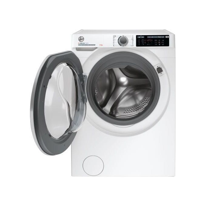 Hoover HW28AMBS1-S - Lavatrice a Carica Frontale 8 kg, 1200 rpm, Classe Energetica A, Motore Inverter con Funzione Vapore e Connettivita' Wi-Fi (60 x 80 x 82 cm), Colore Bianco