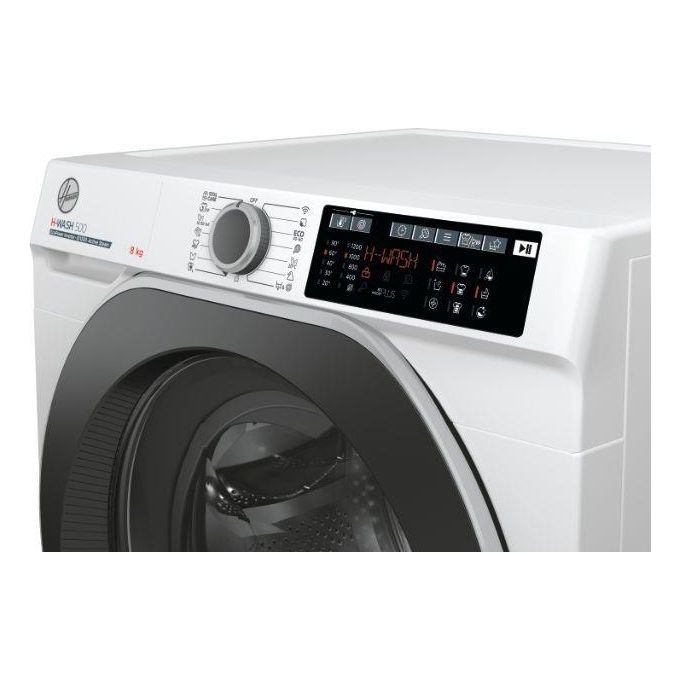 Hoover HW28AMBS1-S - Lavatrice a Carica Frontale 8 kg, 1200 rpm, Classe Energetica A, Motore Inverter con Funzione Vapore e Connettivita' Wi-Fi (60 x 80 x 82 cm), Colore Bianco