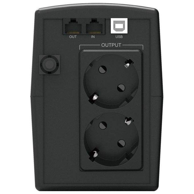 Conceptronic ZEUS02ES Gruppo di Continuita' UPS a Linea Interattiva 850 VA 480W 2 Prese AC