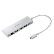 Samsung EE-P5400 Adattatore Multiporta USB-C HDMI USB 3.2 RJ-45 Gigabit Ethernet 4K Ultra HD 5000 Mbit-s colore Argento