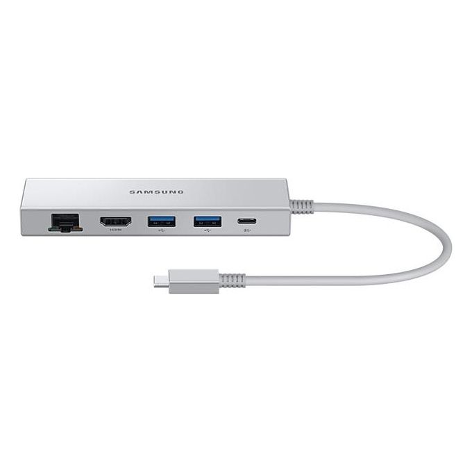 Samsung EE-P5400 Adattatore Multiporta USB-C HDMI USB 3.2 RJ-45 Gigabit Ethernet 4K Ultra HD 5000 Mbit-s colore Argento