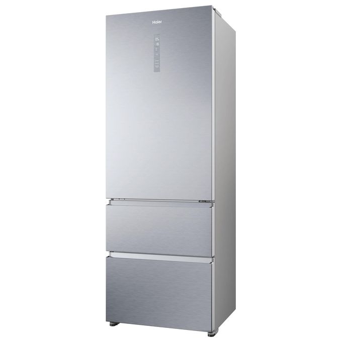 Haier HTR5720ENMG 3D 70 Serie 5 Frigorifero Combinato 3 Porte 483 L 200 cm Classe E 37 dB No Frost colore Argento