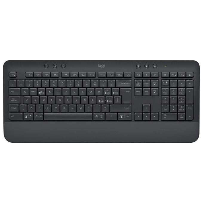 Logitech 920-010915 Signature K650 Tastiera Wireless Full-size QWERTY Italiano Poggiapolsi Bluetooth Logi Bolt colore Grafite