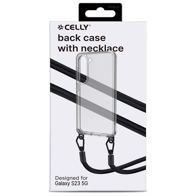 Celly Freedom Case e Lacet Nero per Samsung Galaxy S23