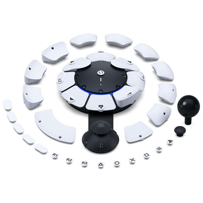 Sony 1234355 Controller Access PS5 Personalizzabile Wireless USB Type-C 30 Profili colore Nero e Bianco