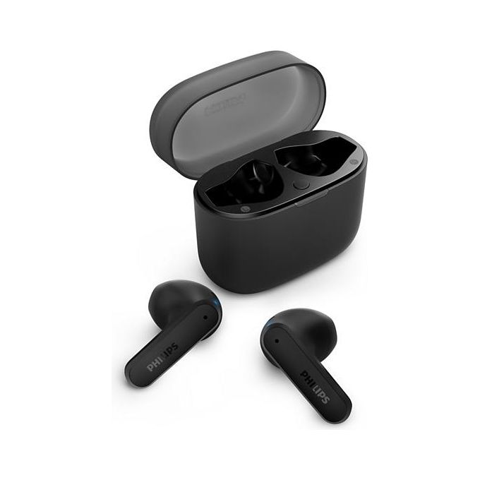 Philips TAT2139BK-00 Auricolari True Wireless In-ear Bluetooth 5.3 IPX4 Touch Control 28h custodia ricarica colore Nero