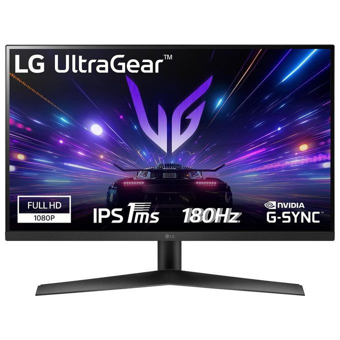 LG 27GS60F-B UltraGear Monitor Gaming 27'' Full HD IPS 180Hz colore Nero