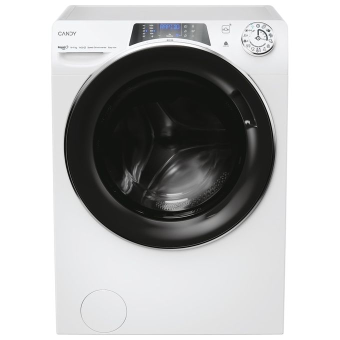 Candy RPW41496BWMBC-S RapidÓ Pro Lavasciuga Frontale 14-9 Kg 1400 rpm Classe A Inverter Vapore Wi-Fi (85x60x67 cm) colore Bianco