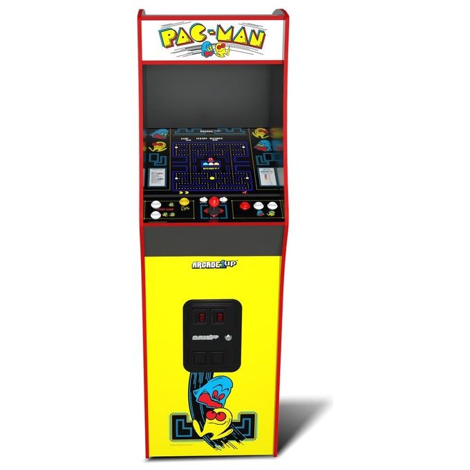 Arcade1Up PAC-A-302111 Pac-Man Deluxe Cabinato Arcade Verticale 14 Giochi LCD 17'' Wi-Fi colore Giallo