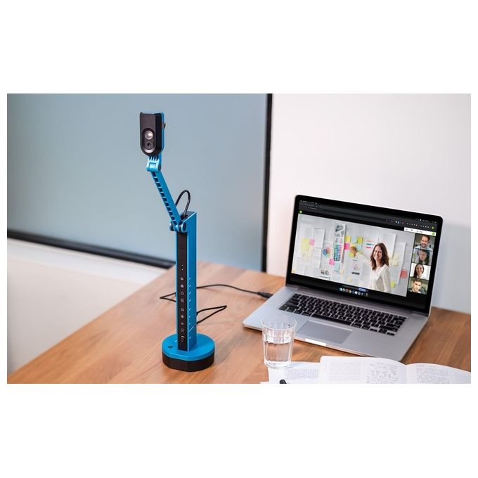 IPEVO B-011-0-08-00 VZ-X Fotocamera per Documenti 8 MP USB HDMI Wi-Fi colore Blu