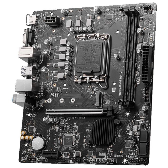 MSI PRO H610M-E Scheda Madre micro ATX LGA 1700 DDR4 Intel H610 per Core i9