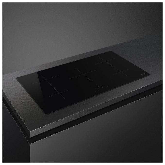 Smeg SI2951D Universale Piano cottura a induzione 90 cm 5 zone Booster Touch colore Nero