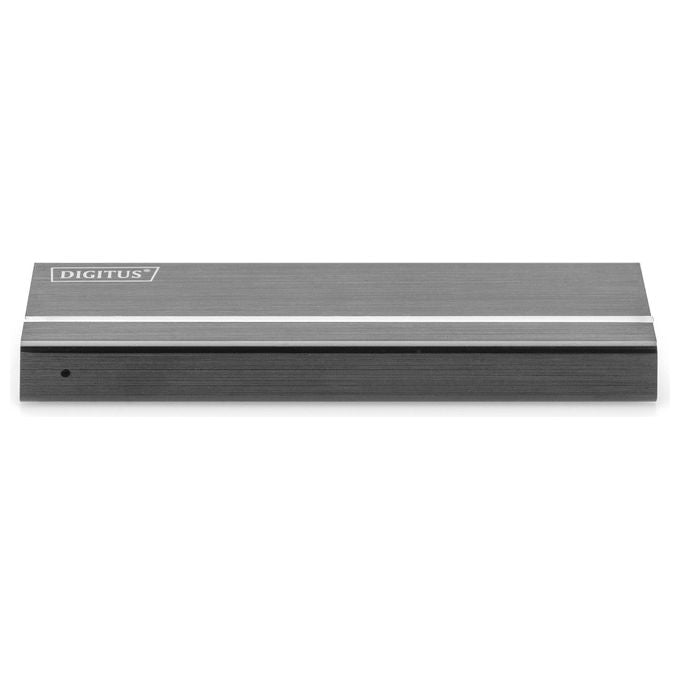 Digitus DA-71120 Box Esterno SSD M.2 NVMe PCIe USB 3.1 Type-C 10 Gbps fino a 8 TB colore Nero