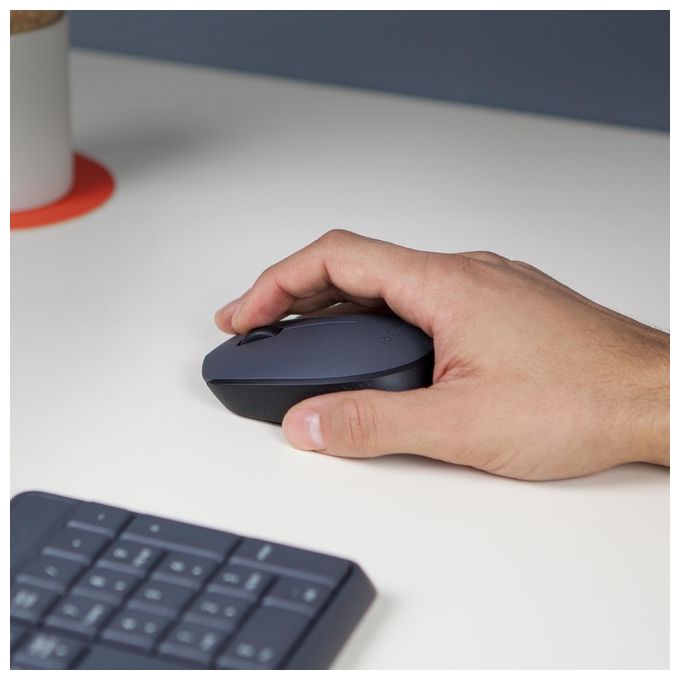 Logitech M170 Mouse Wireless Ottico Ambidestro Grigio 1000 DPI per PC e Laptop
