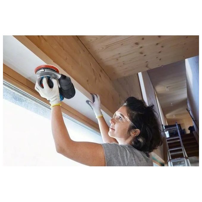 Bosch 0 601 372 201 GEX 18V-125 Professional Levigatrice orbitale casuale Motore brushless Velocita' 6000-10000 giri-min Colletto 125 mm Velcro colore Nero Blu Grigio Rosso