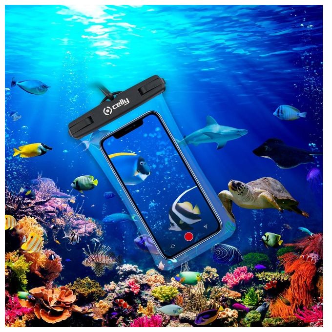 Celly SplashBag per Smartphone fino a 7'' Nero