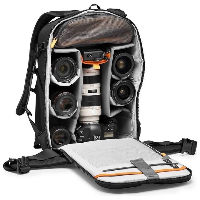 Lowepro LP37352-PWW Flipside BP 400 AW III Zaino Fotografico Mirrorless DSLR 20L Accesso Posteriore Laterale Laptop 15'' Tablet 10'' colore Nero