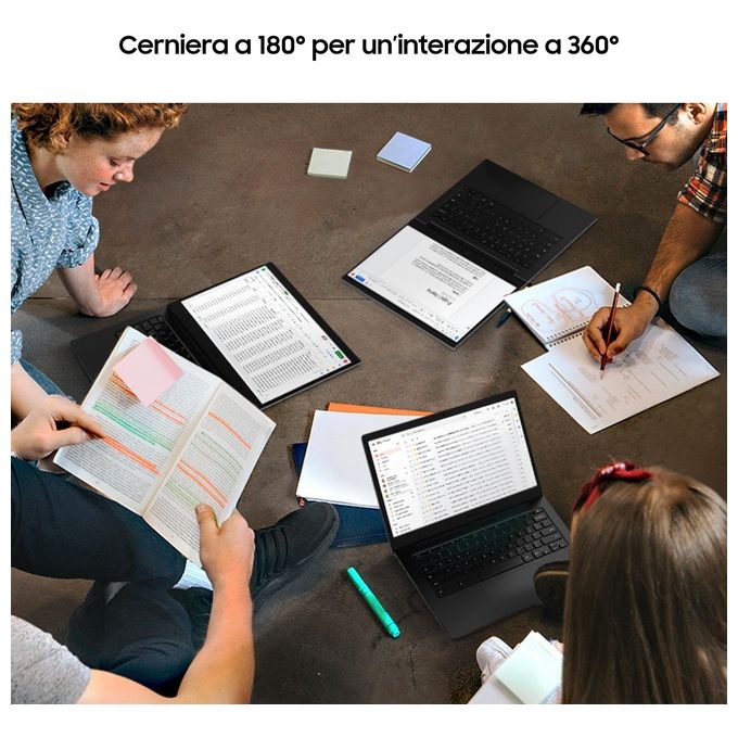 Samsung XE340XDA-KA1IT Galaxy Chromebook Go 14'' Intel Celeron N4500 4 GB RAM 64 GB eMMC Wi-Fi 6 ChromeOS colore Argento