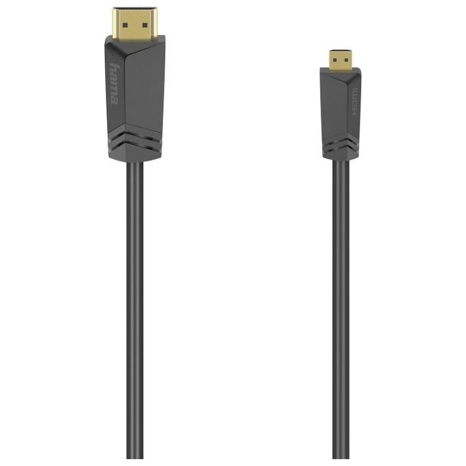 Hama Cavo High-Speed Hdmi Type-A Plug Type-D Plug Micro Ethernet 1.5mt