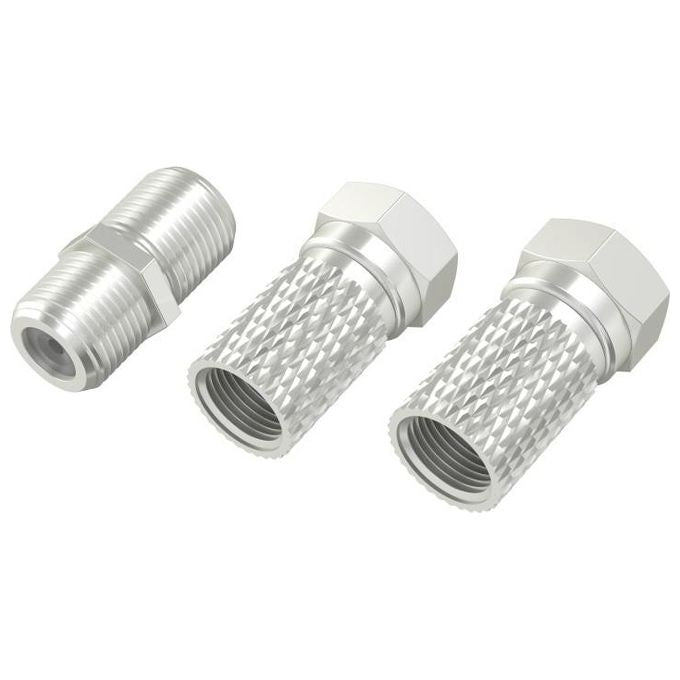 Hama Set adattatori 2 Pezzi SAT M e 1 Pezzo F-F 65mm