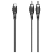 Hama Adattatore per Subwoofer 2 Spine Cinch Accoppiamento Cinch