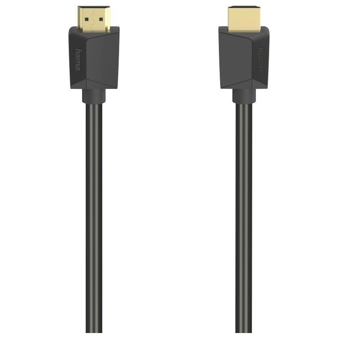 Hama Cavo Hdmi M-hdmi M Hdmi High Speed con Ethernet Connettori Dorati Risoluzione 8K 3mt