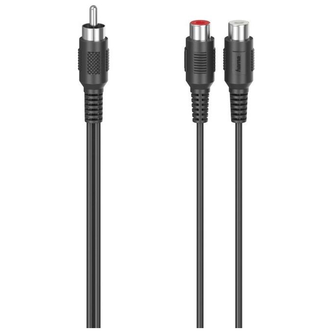 Hama Adattatore per Subwoofer Spina Cinch 2 Prese Cinch