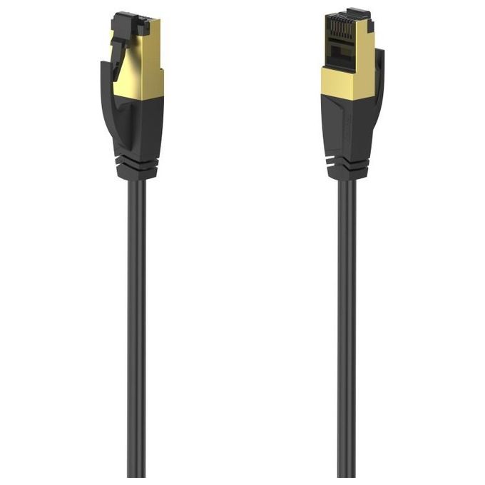 Hama Cavo di Rete CAT-8 40 Gbit-s S-FTP Schermato Halogen-Free 3mt