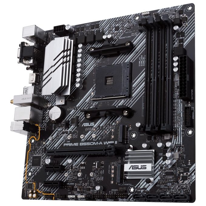 ASUS 90MB19X0-M0EAY0 PRIME Scheda madre B550 Socket AM4 DDR4 Wi-Fi 6 Bluetooth 5.2 colore Multicolore