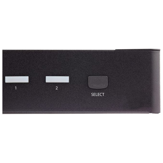 StarTech.com SV231HU34K6 Switch KVM HDMI a 2 porte con Hub USB 3.0 e Audio 4K 60Hz HDR HDCP 2.2 colore Nero