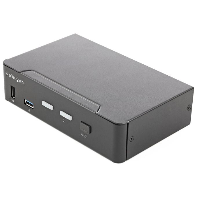 StarTech.com SV231HU34K6 Switch KVM HDMI a 2 porte con Hub USB 3.0 e Audio 4K 60Hz HDR HDCP 2.2 colore Nero