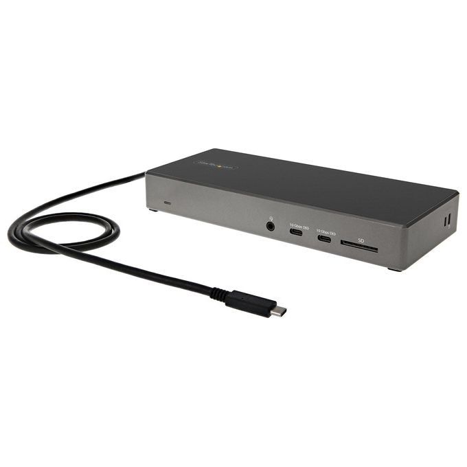 StarTech DK31C2DHSPDUE Docking Station USB-C Triplo Monitor 4K 100W Power Delivery 2x DisplayPort 1.4 HDMI 2.0 6x USB colore Nero