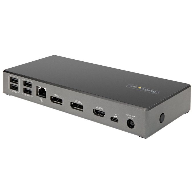 StarTech DK31C2DHSPDUE Docking Station USB-C Triplo Monitor 4K 100W Power Delivery 2x DisplayPort 1.4 HDMI 2.0 6x USB colore Nero