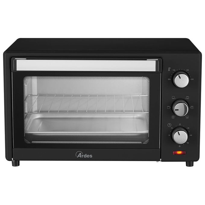 Ardes AR6226B Gustavo Dark Fornetto Elettrico Ventilato 25 L 6 Funzioni Cottura Timer 60 min Termostato 100-230°C colore Nero