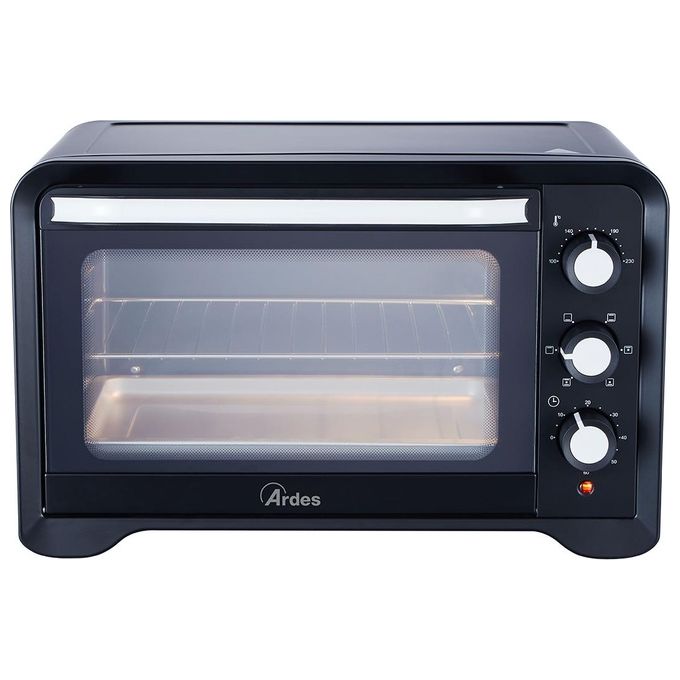 Ardes AR6264PB Magnus Forno Elettrico Ventilato 64 L 2000 W 6 Funzioni Cottura Timer 60 min Luce Interna Doppio Vetro colore Nero