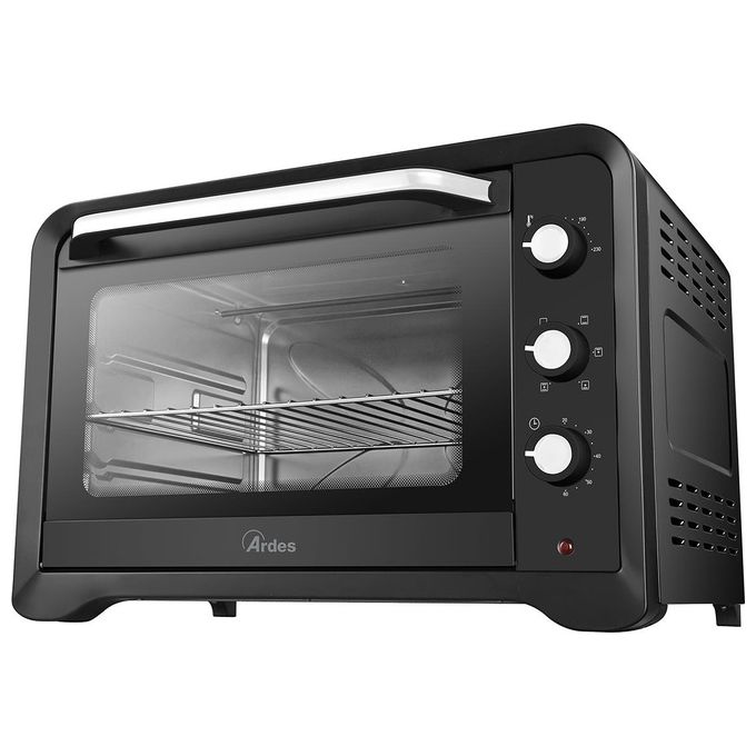 Ardes AR6264PB Magnus Forno Elettrico Ventilato 64 L 2000 W 6 Funzioni Cottura Timer 60 min Luce Interna Doppio Vetro colore Nero
