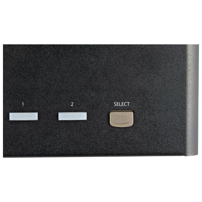 StarTech SV231QDPU34K Switch KVM DisplayPort a 2 porte 4 monitor 4K 60Hz con Hub USB 3.0 e Audio colore Nero