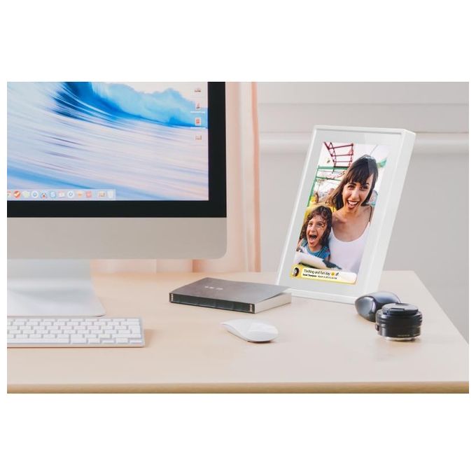 Braun 660032 DigiFrame 1019 Cornice Digitale 10,1'' IPS Touch Display 1280 x 800 Pixel 16 GB Wi-Fi colore Bianco