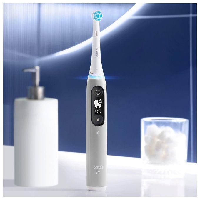 Oral-B 427360 iO Series 6S Spazzolino elettrico Rotazione Oscillazione 5 modalita' Timer 2 min autonomia colore Grigio