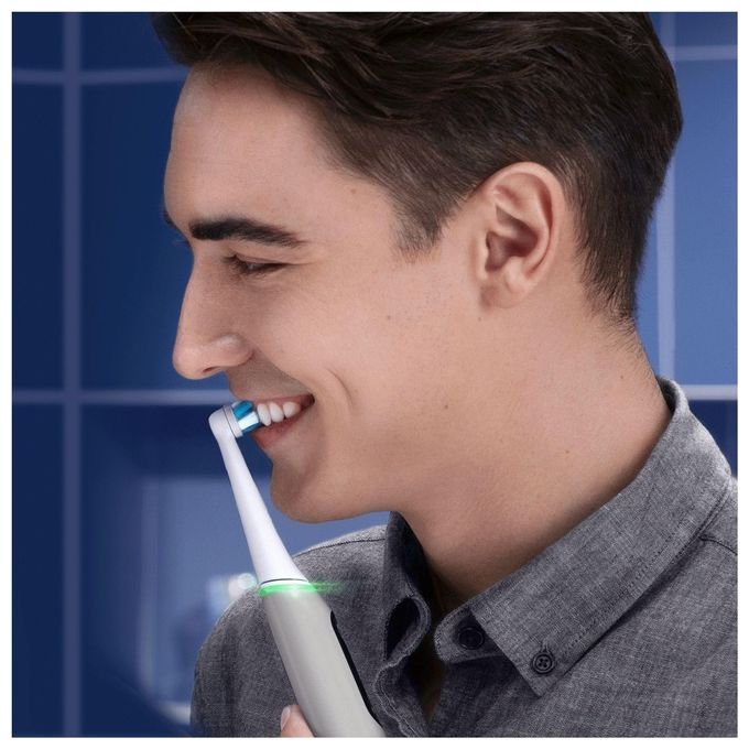 Oral-B 427360 iO Series 6S Spazzolino elettrico Rotazione Oscillazione 5 modalita' Timer 2 min autonomia colore Grigio