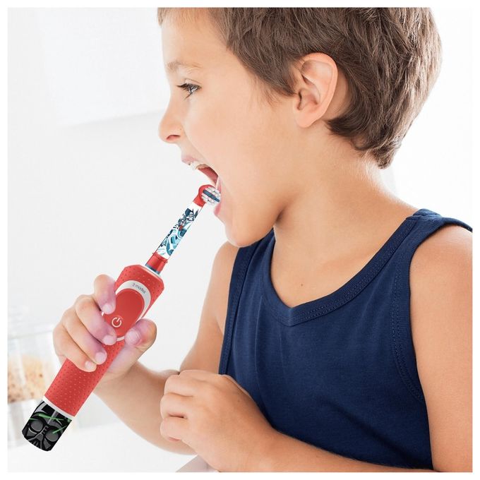 Braun Oral-B Ricambio Spazzolino Elettrico Kids Eb10s 3 Pezzi Blu-Bianco