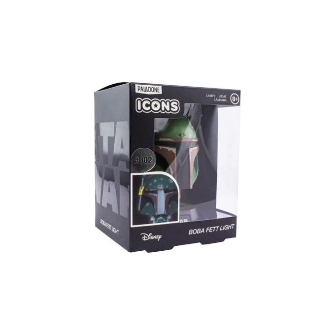 Paladone Lampada Star Wars Bobba Fett Icon Light 10cm