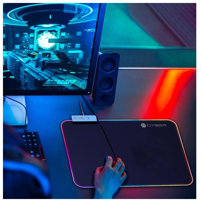 Celly Gaming Mousepad Rgb Nero